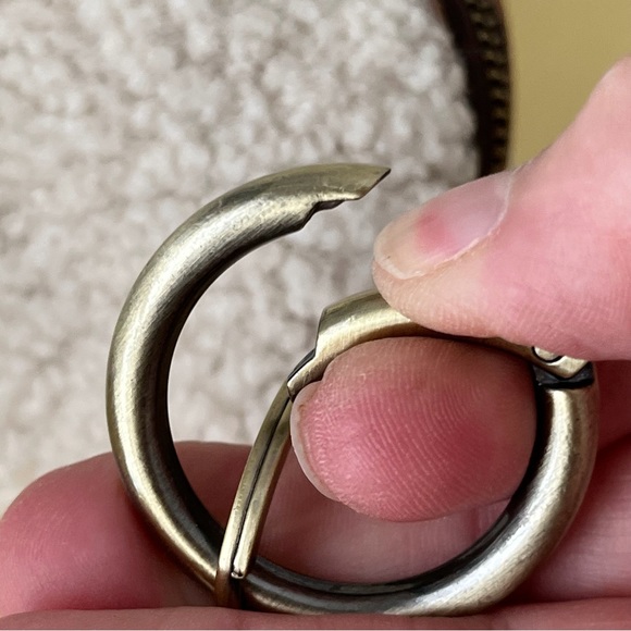 PATRICIA NASH "Keisley" Cognac Cosmetic Key Fob Wallet - Picture 8 of 10